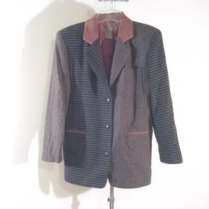 JL Colebrook Jacket Pattern Block Size8 Lined Wool